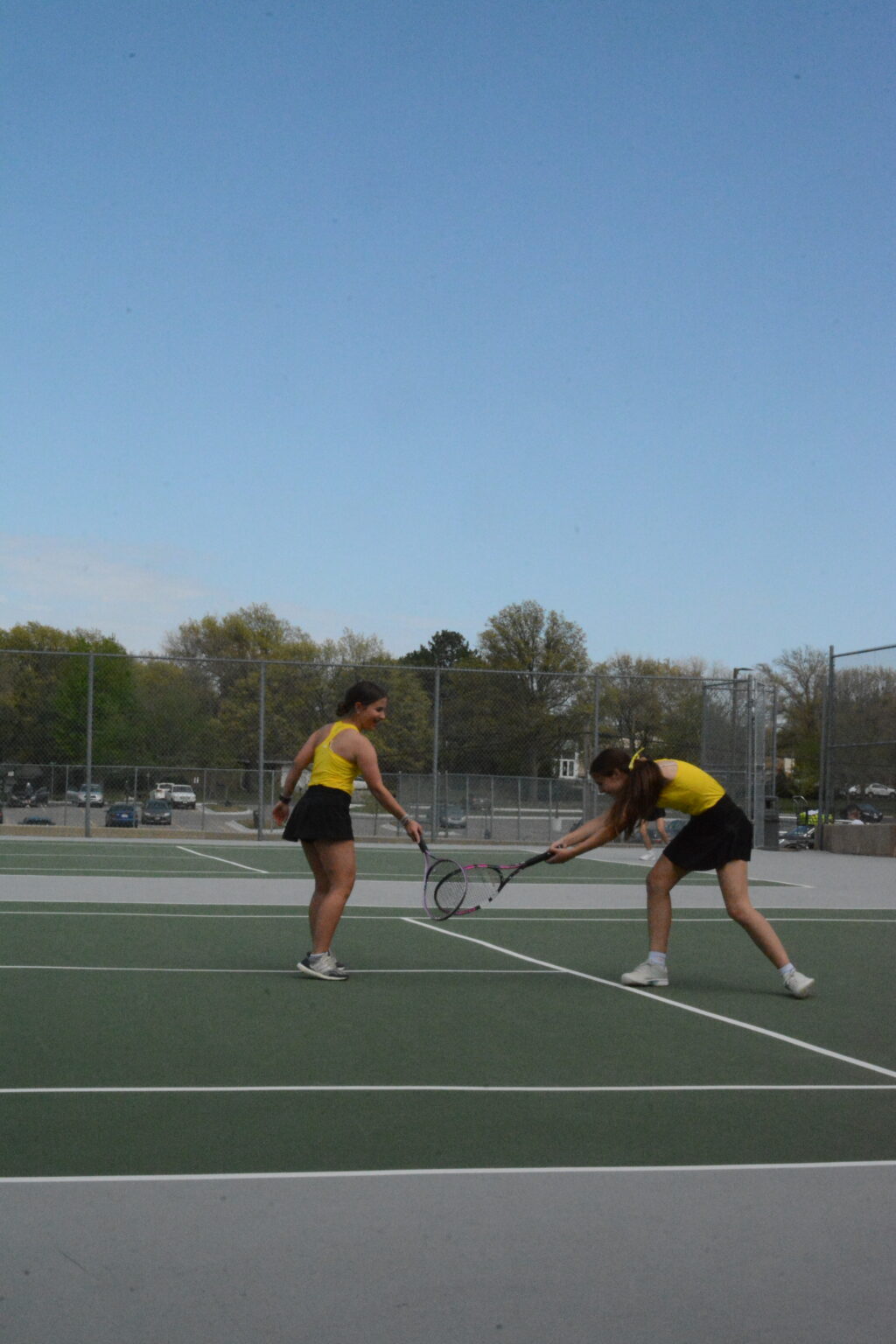 4 24 24 JV tennis vs Lincoln Northeast 6